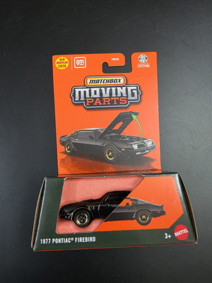 Matchbox Moving Parts 2026 1977 Pontiac Firebird mint sealed