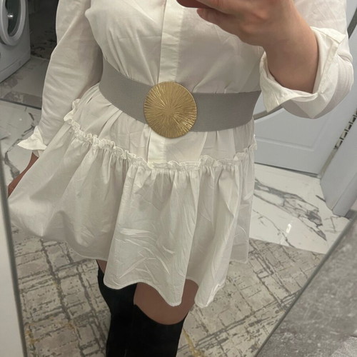 MSCH Kopenhagen white tunic shirt like new, size S/M