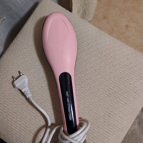 Electric hair straightening brush like new