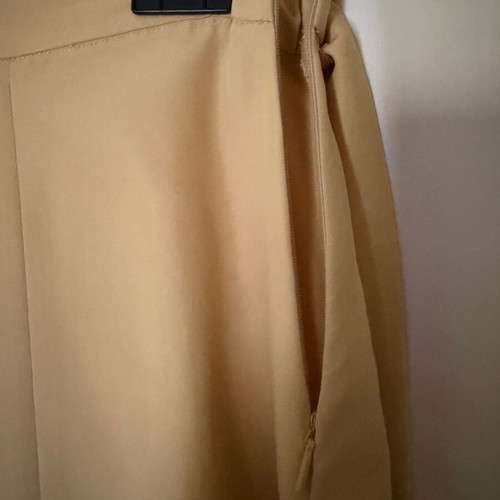 Mango yellow midi skirt XL like new