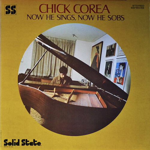 Chick Corea Now He Sings, Now He Sobs vinyl record used, jazz