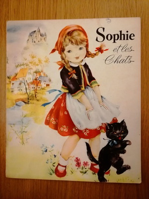 Sophie et les chats children's book used, in French