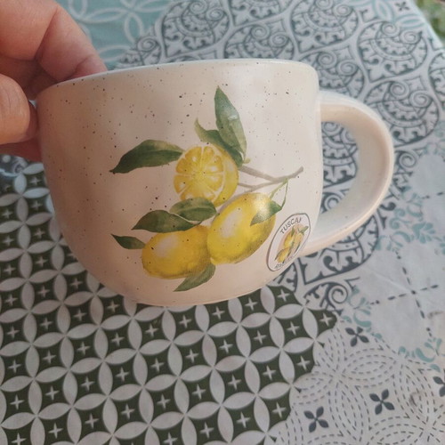 Large lemon mug