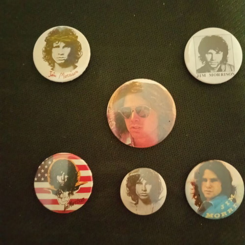 Jim Morrison Pins like new, full set