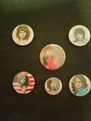 Jim Morrison Pins like new, full set