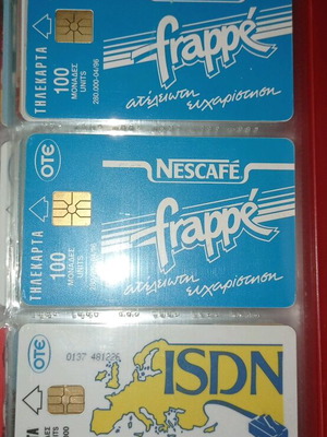 Phone cards used, pack of 48 without case
