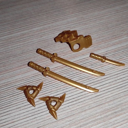 Lego Ninjago parts used for figures or custom builds