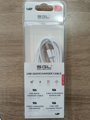 Καλώδιο φόρτισης usb σε type c.Mήκους 3 μέτρων