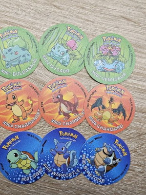 Pokemon tazos τάπες complete 100%