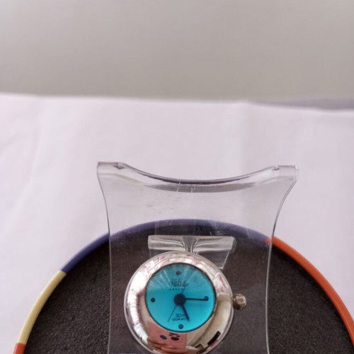 Vintage Valido Orologi Ring Watch turquoise silver, like new
