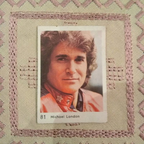 Michael Landon card used from the Foreign & Greek Actors - Singers collection