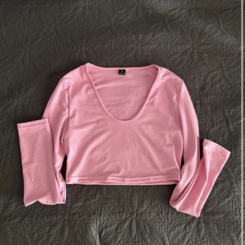 Shein pink blouse like new, size M