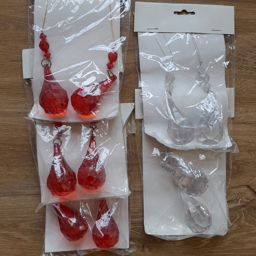 Christmas ornaments new, pack of 5