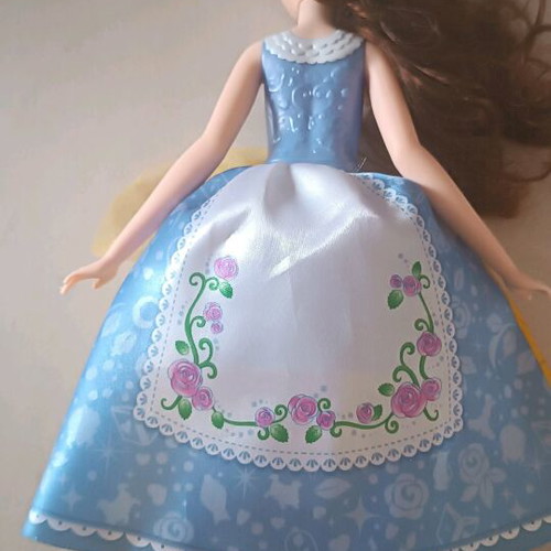Barbie Bell Beauty and the Beast doll like new with light and spinning skirt