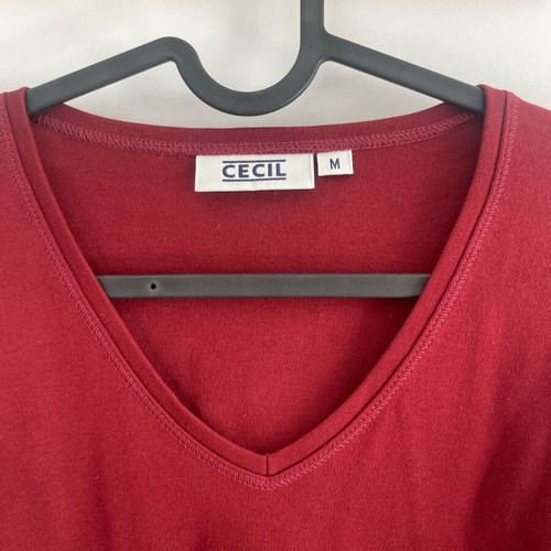 Cecil blouse size M red new with 3/4 sleeves