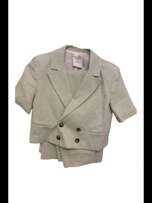 Lumina suit set with jacket and trousers, green