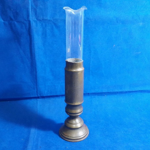 Brass pharmacy dosimeter used with glass in very good condition