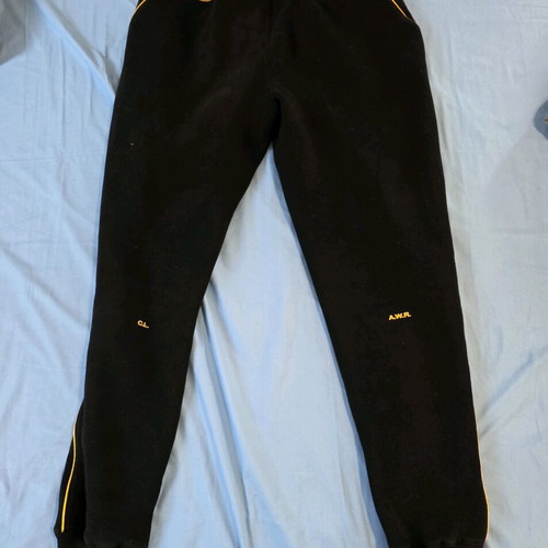 Nike Nocta 2020 used black sweatpants with yellow details, size L