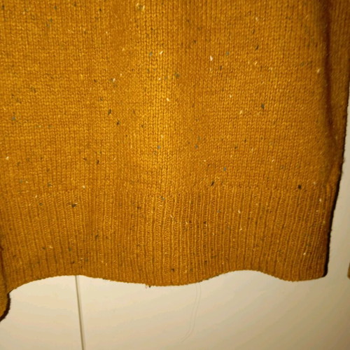 Primark men's sweater light brown Small like new with elbow patches