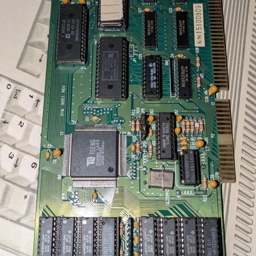 Tseng Labs ET4000AX (TC6058AF) VGA ISA 16bit 1MB used