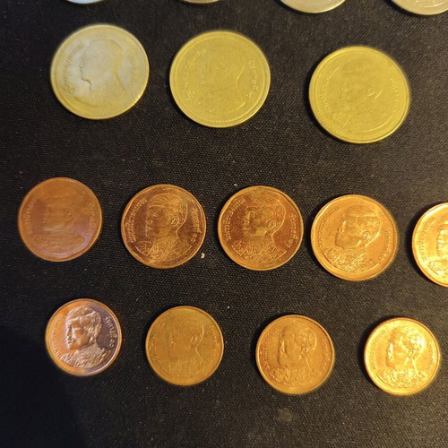 Thailand coins used, pack