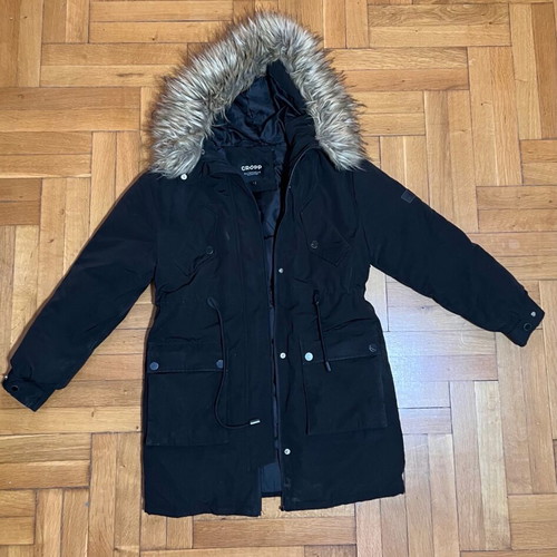 Cropp black jacket used, size small with zipper
