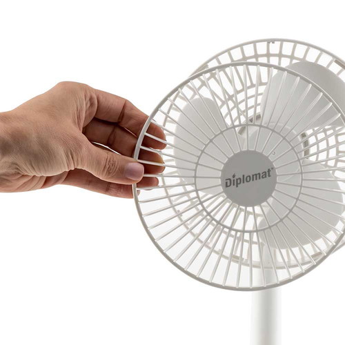Diplomat DFX-363USB 6.3'' Desk Fan New, Rechargeable USB