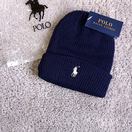 Beanie Ralph Lauren Blue New, One Size
