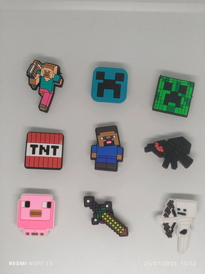 Σετ 9 νέων Minecraft charms σε άριστη κατάσταση