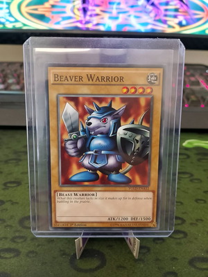 Beaver Warrior Yu-Gi-Oh! card new, 1st edition