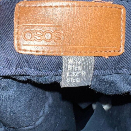 Men's chino pants ASOS used, dark blue W32 L32R