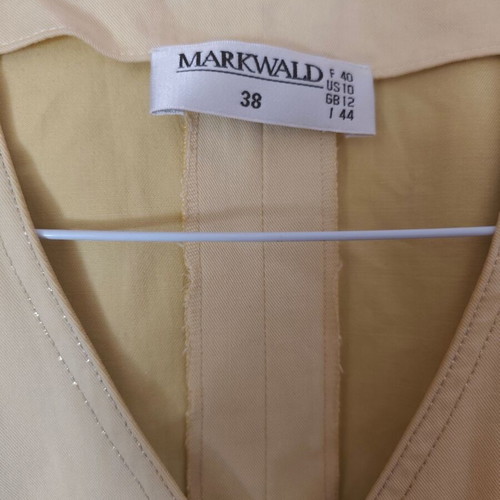 Markwald vintage jacket dress 1980/1990, pastel yellow