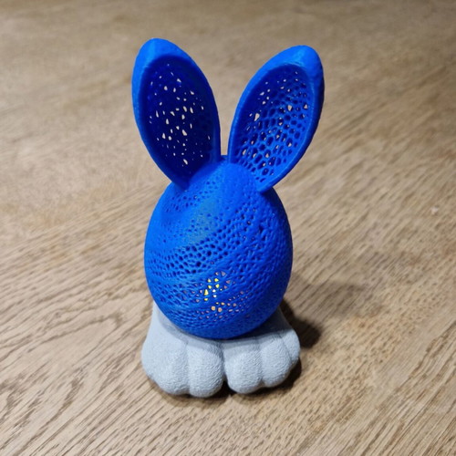 Easter Bunny Egg Lamp like new
