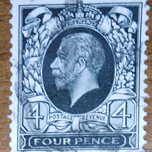 Collection of used sealed stamps, pack of 12 values