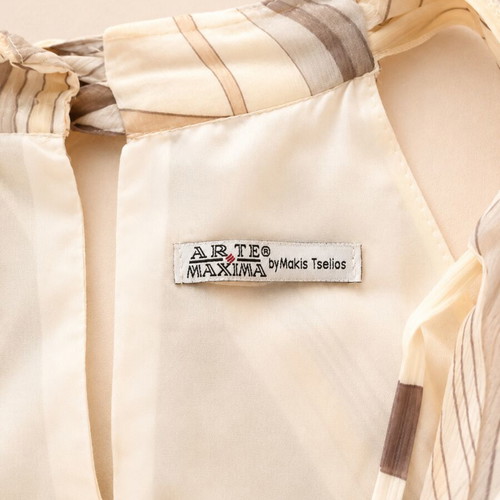Arte Maxima by Makis Tselios Elegant top, beige and brown