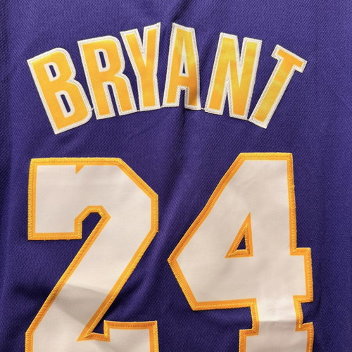 Adidas NBA Shooting Shirt Kobe Bryant #24 Lakers Purple new