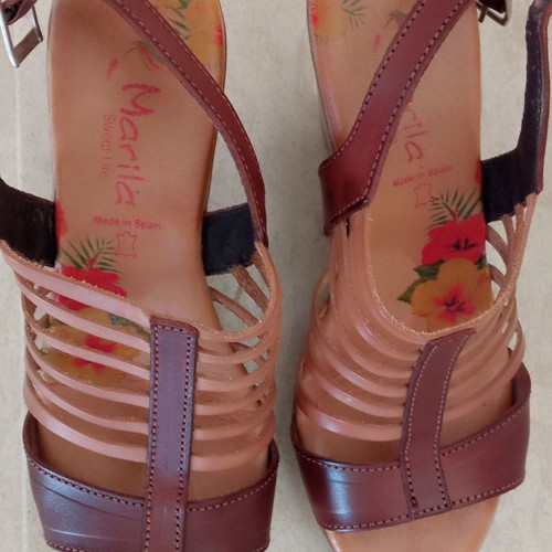 Marila leather sandals used, size 38