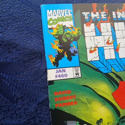 Incredible Hulk #460 like new with Peter David signature