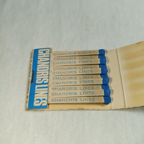 Chandris Lines rare vintage promotional matchbook unused