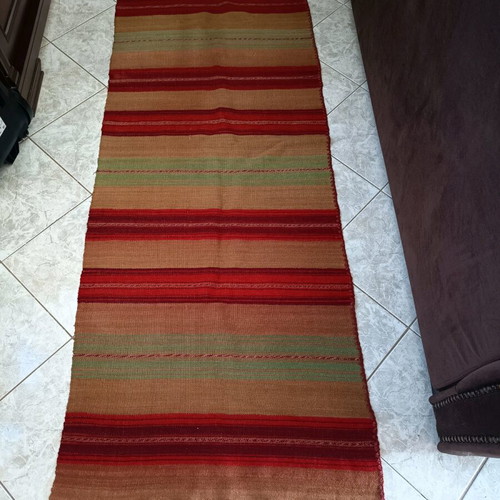 Handmade Kilim Runner Like New, Traditional Design 2.10x0.75m