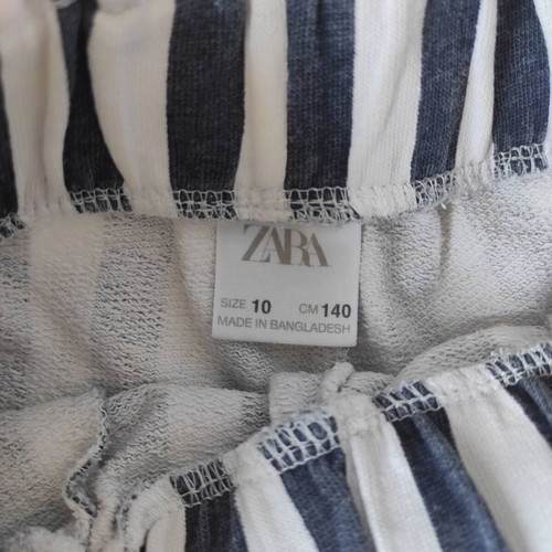 Zara shorts, white and blue, size 140 cm, age 10