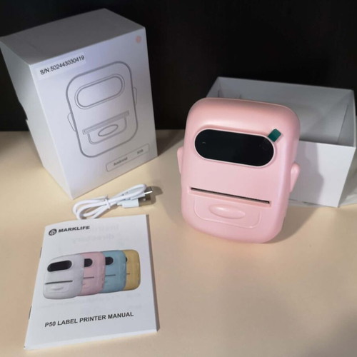 Mini Label Printer Marklife P50 new Bluetooth thermal label printer