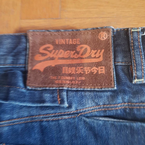 Superdry vintage denim pants used, size 30x34, blue
