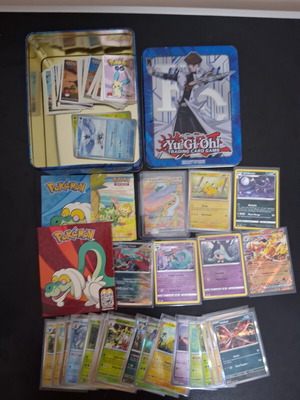 Pokemon card collection like new with McDonald's promo and Yu-Gi-Oh box