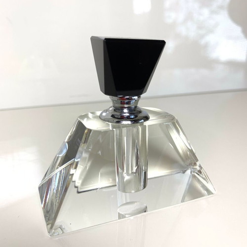 Glass perfume bottle used