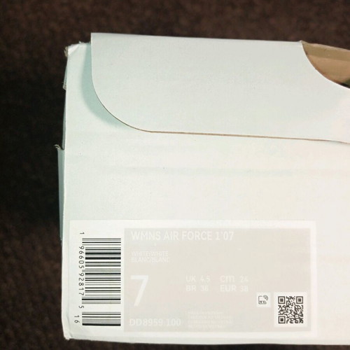 Nike Air Force 1 αθλητικά καινούργια, μέγεθος 38, άσπρα