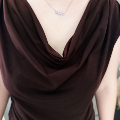 Creative Design Works women's brown top size Large like new