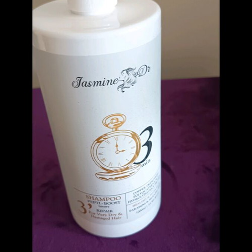 Jasmine Pepti-Boost set used, shampoo used twice