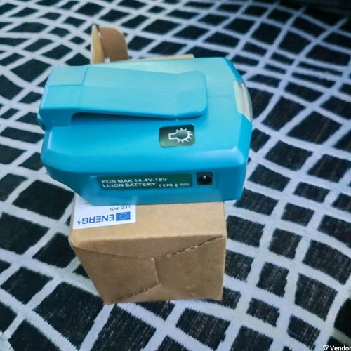 Led flashlight for Makita batteries new with two USB ports