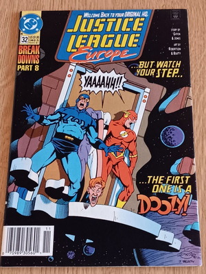 Justice League Europe (1989) #32 comic book used, English